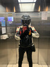 杜汉（DUHAN）摩托车骑行服男女四季情侣款赛车服越野机车皮衣秋冬季款防摔外套 D-2168红白男款 XL 实拍图