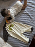 巴拉巴拉婴儿连体衣宝宝新生儿衣服爬服哈衣2025撞色时尚可爱209325120202 实拍图