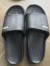 果洛菲（GUOLUOFEI）特大码凉拖鞋男女士夏居家室内浴室EVA洗澡防滑加肥加大黑色50-51 实拍图