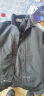 杰克·琼斯（JACK&JONES）春夏新款商务休闲简约刺绣男士含亚麻七分袖衬衫衣服男装外套衬衣 蓝 175/96A/M 晒单实拍图