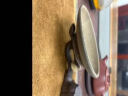 瓷牌茗茶具 创意紫砂盖置茶托壶盖碗夹托茶宠摆件茶具茶道配件茶漏滤架子 A款（黄色）喜上眉梢茶托盖置 实拍图