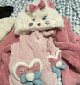 果壳（Gukoo）情侣睡衣秋冬款玛丽猫联名新款珊瑚绒睡袍女家居服男睡衣D七夕 玛丽猫女睡袍 L 实拍图