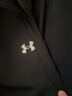 安德玛（Under Armour）外套男春秋款 24春季跑步健身训练运动服梭织防泼水连帽夹克男 【防泼水面料】【拉链口袋】黑色 2XL/185【建议体重：170-190斤】 实拍图