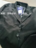 GIOIO新款秋冬季休闲毛呢西服男韩版小西装男士呢子休闲西装男外套男装 黑色（单件西服） 2XL （适合145-160斤） 实拍图