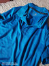 乔丹短袖t恤男士polo衫2025夏季透气冰丝宽松休闲翻领半袖运动上衣 湖蓝-速干100%聚酯纤维 3XL /190 实拍图