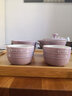 珐宝（staub）新中式茶具套装整套陶瓷家用办公泡茶壶喝茶杯功夫茶 旅行茶具套组 藕荷色 1件 实拍图