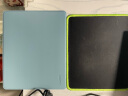得力（deli）皮质鼠标垫 办公家用皮质桌垫鼠标防滑桌垫 学生宿舍写字桌蓝色皮革鼠标垫 (260*210mm）LN100 实拍图