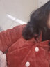 芬腾 睡衣女冬季夹棉三层加厚绒新款长袖开衫家居服套装 栗子 L 实拍图