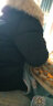 妍莉芬棉服女中长款2023冬季新款女装韩版加厚棉衣女大毛领茧型棉袄外套 黑色 M 实拍图