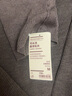 无印良品（MUJI）女式 罗纹可水洗高领毛衣 长袖打底针织衫上衣毛衫 BAG01A1A 深咖啡色 M 160/84A 实拍图