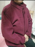 奉孝中老年女装摇粒绒卫衣妈妈装秋装外套老年人衣服秋冬奶奶装 601款枣红 3XL（建议130-145斤） 实拍图