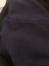 卡度顿秋冬季妮子大衣男韩版纯色修身中长款毛呢外套男上衣商务休闲风衣 藏青色 2XL（140-160斤左右） 晒单实拍图