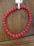 艳豪珊瑚手串天然珊瑚圆珠单圈手链深色手串喜庆招财高档珠宝生日礼物 实拍图