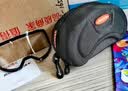 VOLOCOVER 双层防雾滑雪镜 柱面磁吸 换片雪地防护镜 防风 可配增光 可近视 黑框水银片加配无色透明片 实拍图