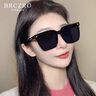 北彻（BRCZRO）墨镜女款偏光太阳镜男士眼镜防强光防紫外线明星达人街拍开车旅行 623黑框黑灰片（偏光款） 实拍图