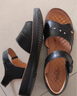 夜雨（NightRain）妈妈鞋凉鞋真皮软底防滑中老年鞋女士奶奶大码中老年女鞋夏季新款 黑色8039女凉鞋 38 (240mm) 软底防滑 实拍图