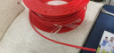 德力西电气电线电缆铜芯线国标单芯单股硬线家用BV 6平方 红色火线 50米 实拍图