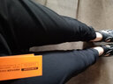 季骆森运动裤男春秋季宽松棉质束脚收口小脚加绒加厚大码健身休闲长裤子 红标黑色【加绒加厚】 4XL 实拍图
