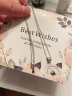艾盈尔小蛮腰项链女士银锁骨链高级感时尚吊坠情人节生日礼物送女友老婆 黑色小蛮腰项链 实拍图