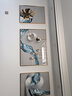 宜巢客厅装饰画晶瓷画现代简约批发沙发背景墙壁画轻奢镶钻三联挂画 逸彩 两边60*80中间110*80晶瓷面 实拍图
