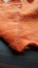 依尚 长毛水貂绒毛线羊绒线 围巾毛线团粗毛线编织婴儿用毛线球手编中粗可机织6+6 橘红色 实拍图