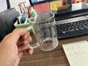 明尊（LIGHTKING）手工吹制高硼硅玻璃杯茶水杯带把手牛奶杯办公室透明泡茶杯冷水杯 CP'36（280ml） 实拍图