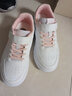 361°儿童板鞋男童六一小白鞋轻便魔术贴耐磨底女童滑板鞋小童板鞋男女 【四季款】361度白/甜心粉色 34 实拍图