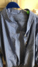 无印良品（MUJI）女式 不易褶皱立领长袖连衣裙裙子长裙 格雷系 BC2IMC4S 藏青色条纹 L（165/88A） 晒单实拍图
