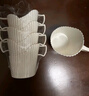 拜杰一次性纸杯托高档 开水隔热托纸杯盒杯套 塑料杯托纸杯架8只装 实拍图