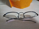 目匠 纯钛近视眼镜男款 防辐射眼镜框男女款全框眼镜架光学镜架 8028 经典黑 防蓝光配镜（1.74防蓝光片） 实拍图