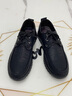 卡帝乐鳄鱼休闲皮鞋男软底舒适驾车鞋子男士时尚商务休闲鞋 30963 黑色 42 实拍图