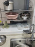 格拉菲亚不锈钢下水槽架厨房置物架锅架伸缩储物架可调节收纳架橱柜分层 26侧宽-双层-配6钢板 实拍图