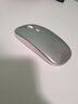 惠简无线鼠标静音可充电式蓝牙双模滑鼠男女生可爱适用苹果惠普华为笔记本电脑办公ipad通用 太空银-[无线充电版]+鼠标垫+充电线 实拍图