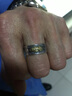 梦至尊99足银本命佛戒指男士心经六字真言守护神个性潮男单身潮人 金色貔貅活口戒指(18至35号调) 实拍图
