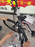 铠美尔自行车成人男女山地车 儿童中学生双碟刹变速非公路车单车 三刀白蓝色 26寸24速顶配【适合160-185CM】 实拍图