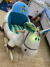 好马（HAOMA） 好马新年礼物儿童婴儿创意玩具拉杆多功能高椅背音乐儿童节礼物摇摇马 白色小马 实拍图
