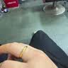 周六福简约光圈足金黄金戒指女生日礼物计价AA012466 活口13号 约3.34g 实拍图