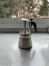 SIMELO施美乐不锈钢摩卡壶双阀意式咖啡壶家用手冲壶咖啡机240ML4-6人份 实拍图