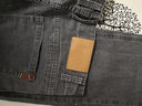 Lirdn Lee2025冬季新牛仔裤男士高档欧美风厚款百搭潮牌修身直筒时尚长裤子 砂灰色 32 码-腰围2尺5 实拍图
