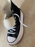 匡威（Converse）官方 Run Star Hike高帮帆布流星厚底鞋黑色166800C 166800C/黑色 40.5 实拍图