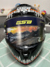 GSBgsb头盔s-361摩托车头盔3C认证四季全覆式全盔（预留蓝牙耳机槽） 变异二代配透明镜片 XL（57-58头围） 实拍图