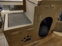 hoopet猫抓板猫窝两用磨爪器瓦楞纸双层款猫窝两用型猫房子磨爪玩具 双层猫屋 实拍图