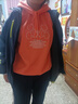 尚涛初中生卫衣女宽松连帽2025加绒加厚学生女装新款女装上衣 加绒橙色 2XL 建议90-110斤 实拍图