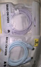 CUKTECH酷态科 type-c数据线60W手机快充CtoC充电线PD快充数据传输适用苹果iPhone15/16/17笔记本电脑 C-To-C快充数据线 1m 实拍图