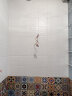 北欧式白色浮雕花砖釉面包砖卫生间厨房阳台浴室背景墙砖瓷砖 M-302FD（哑面混发） 晒单实拍图