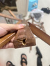 木马人 简约立式简易衣帽架家用卧室挂衣架衣服架子落地收纳架置物架子 【加固加粗】经典款-茶色80长 实拍图