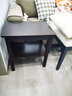 第一森林 茶几桌家用客厅边几沙发边柜简约茶台实木腿小方几茶桌 【实木腿边几款】黑胡桃色50*34*60 实拍图