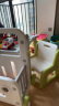曼龙积木桌子拼插多功能收纳游戏学习桌宝宝大颗粒玩具桌椅儿童节礼物 晒单实拍图