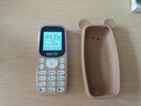 皓轩迷你学生手机戒网瘾机男女款全网通儿童初高中生只接打电话老人机 熊掌棕【手机壳/挂线】 电信4G 【16GB内存】 实拍图