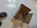 小幸福鑄鐵（KITCHEN LITTLE HAPPINESS KITCHEN）小幸福木柄加深平底锅纯铸铁无涂层加厚生铁汤锅养生老式家用铁锅 木柄加深27cm平底锅+杉木盖 实拍图